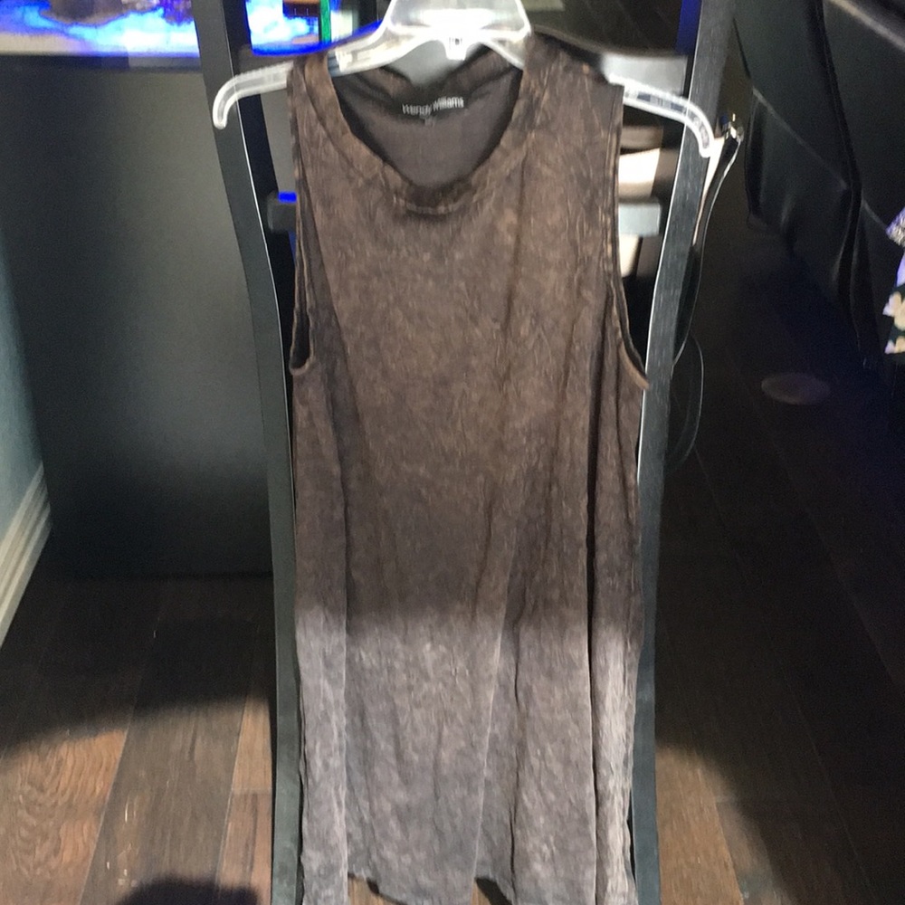 Wendy Williams crinkle texture tank dress